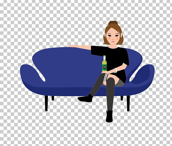 Cartoon Drawing Couch Silhouette Illustration PNG, Clipart, Adobe Illustrator, Blue, Cartoon, Cartoon Character, Cartoon Eyes Free PNG Download
