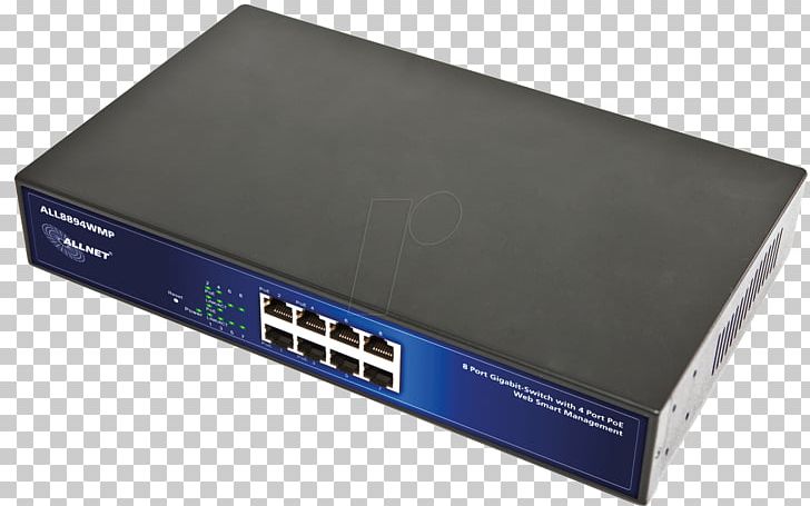 Wireless Access Points Ethernet Hub Power Over Ethernet Network Switch Gigabit Ethernet PNG, Clipart, 1000baset, Allnet, Computer Port, Electronic Device, Electronics Free PNG Download