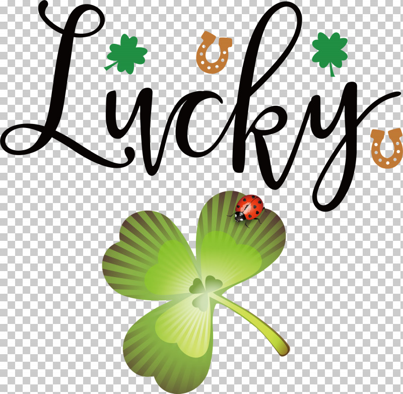 Lucky Patricks Day Saint Patrick PNG, Clipart, Flower, Green, Insect, Leaf, Logo Free PNG Download