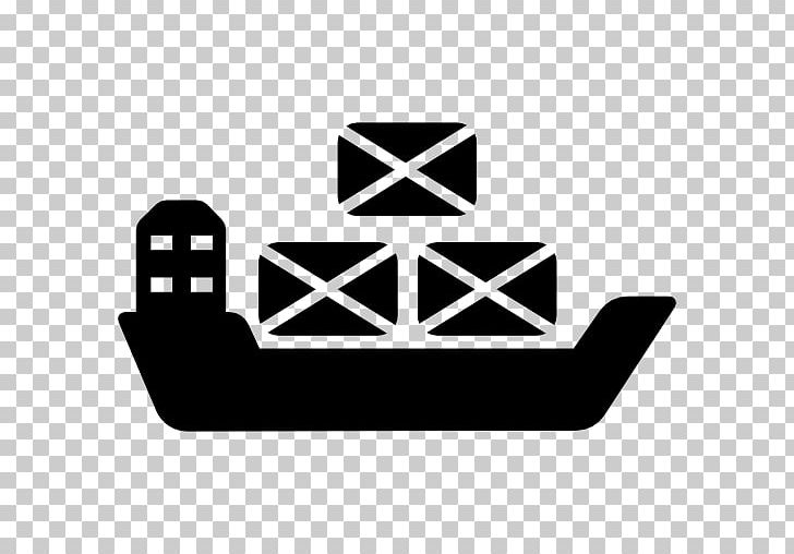 Container Ship Intermodal Container Computer Icons Freight Transport PNG, Clipart, Angle, Black, Black And White, Box, Brand Free PNG Download