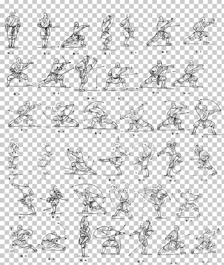 Shaolin Monastery Chinese Martial Arts Wushu Hung Ga Shaolin Kung Fu PNG, Clipart, Angle, Area, Black, Black And White, Changquan Free PNG Download