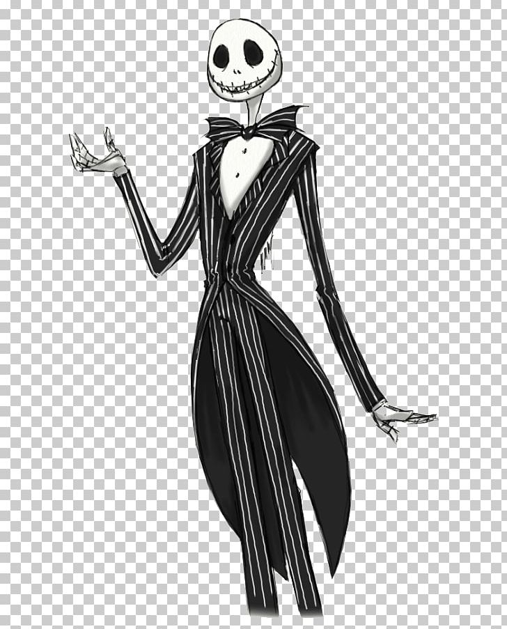 Jack Skellington The Nightmare Before Christmas: The Pumpkin King Drawing Animation PNG, Clipart, Art, Black And White, Cartoon, Coloring , Fashion Illustration Free PNG Download