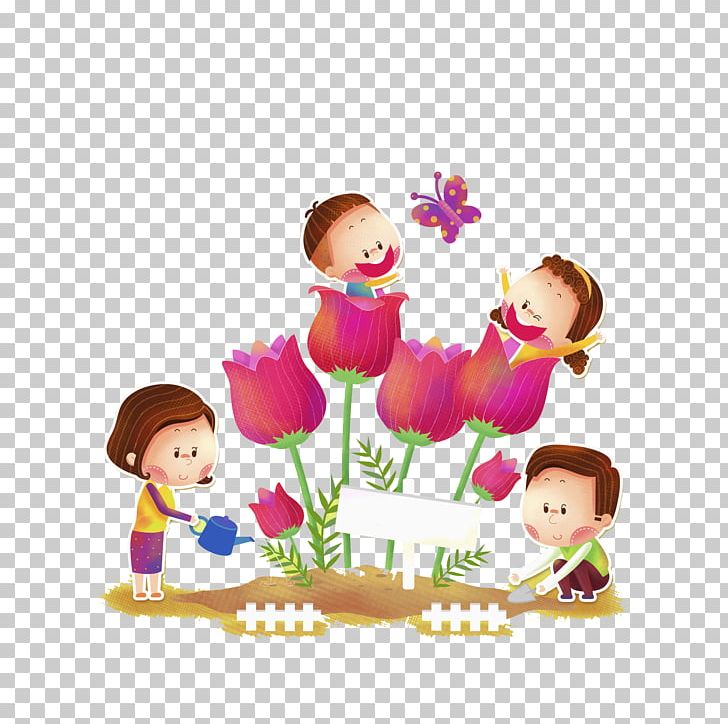 Tulip Illustration PNG, Clipart, 3d Computer Graphics, Adobe Illustrator, Art, Butterfly, Cartoon Free PNG Download