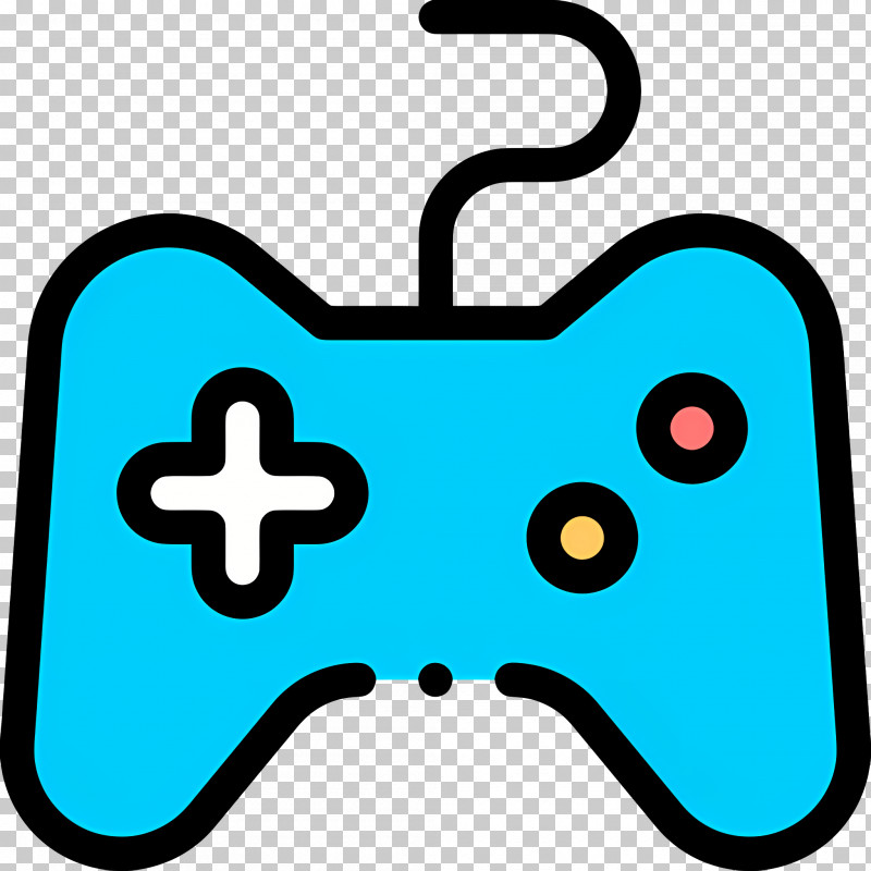 Game Controller - Blue Video Game Controller Illustration PNG