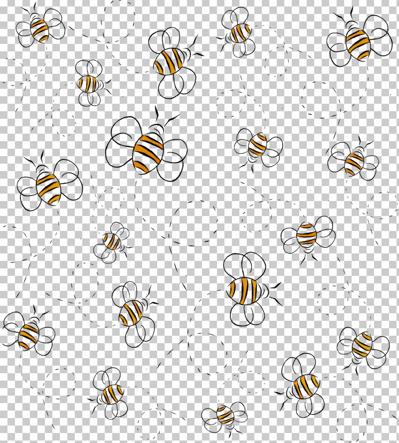 Honey Bee /m/02csf Insect Line Art Drawing PNG, Clipart, Area, Cartoon, Cell Membrane, Drawing, Honey Bee Free PNG Download