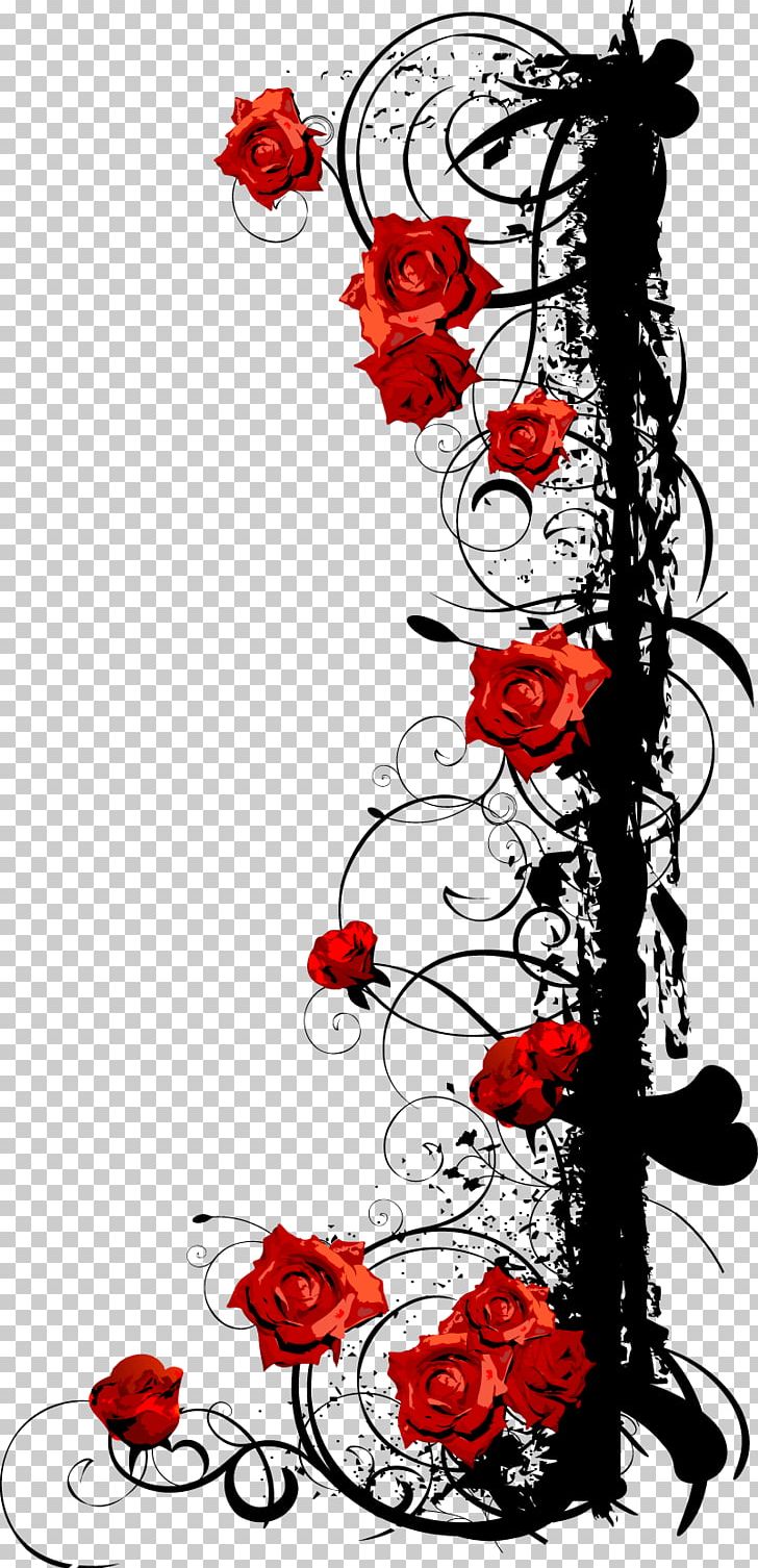 Beach Rose Euclidean PNG, Clipart, Art, Black, Black And White, Designer, Download Free PNG Download