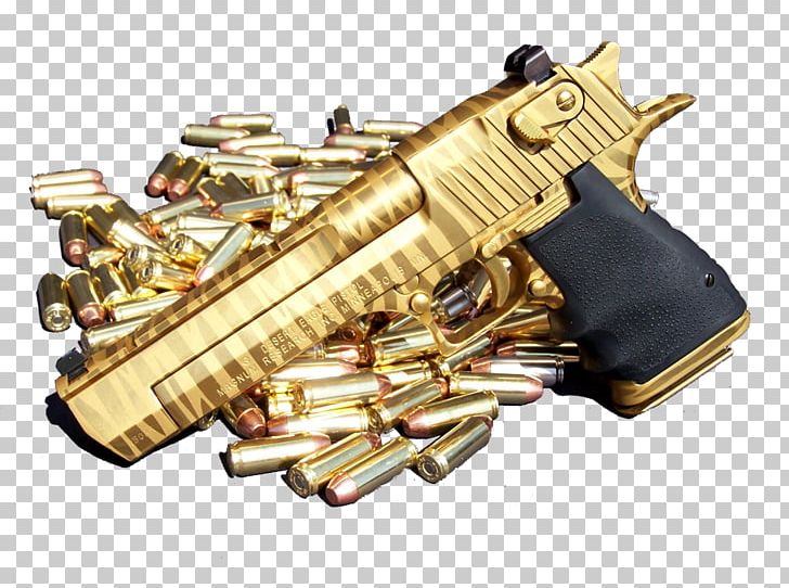 AK-47 Gold IMI Desert Eagle Firearm Weapon PNG, Clipart, Ak 47, Ak47, Ammunition, Brass, Bullet Free PNG Download