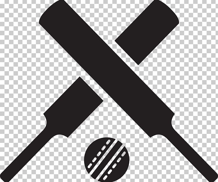 cricket bat clipart black and white