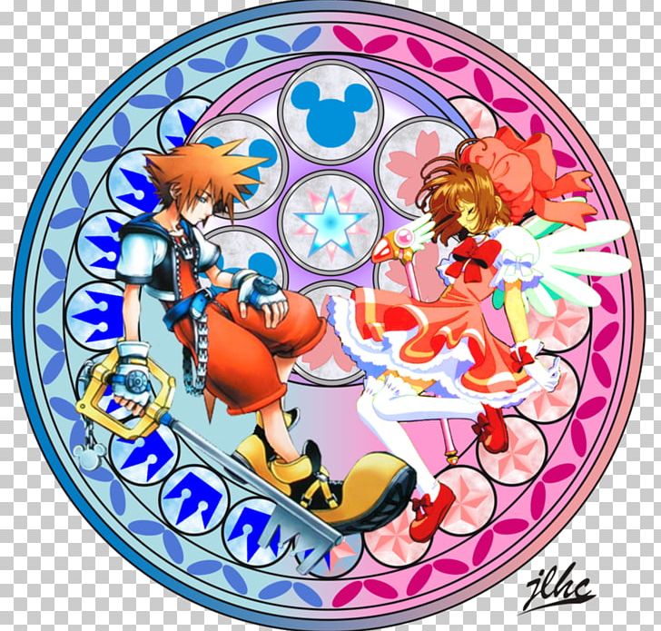 Kingdom Hearts II Kingdom Hearts HD 1.5 Remix Stained Glass Sora PNG, Clipart, Cardcaptor Sakura, Character, Circle, Fictional Character, Gaming Free PNG Download