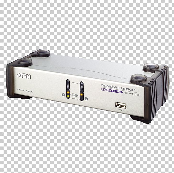 KVM Switches Computer Port USB Hub Digital Visual Interface PNG, Clipart, Aten International, Computer Port, Digital Visual Interface, Electrical Cable, Electronic Device Free PNG Download