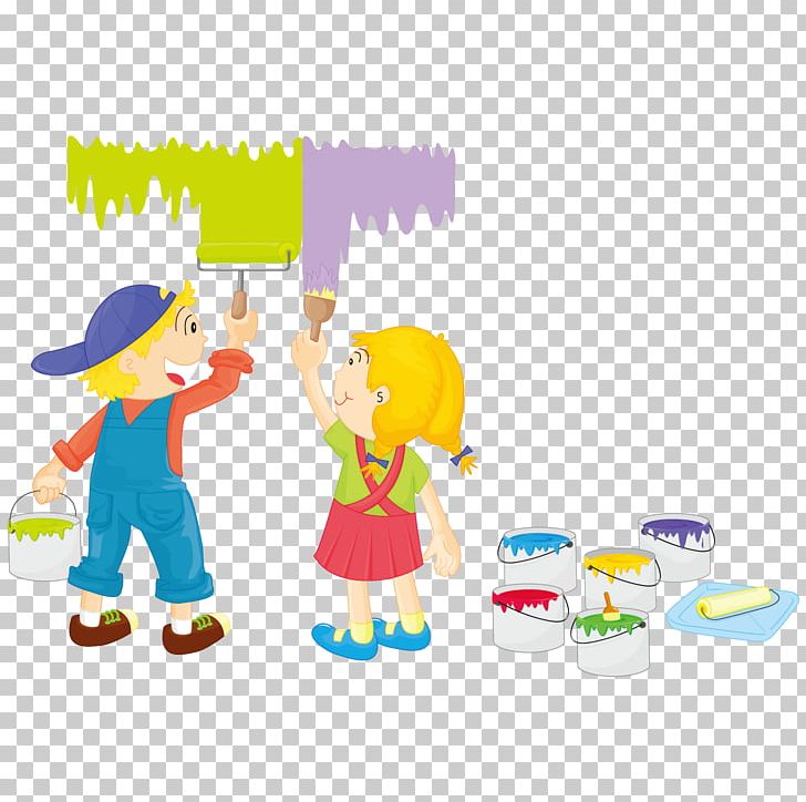 Painting Child Illustration PNG, Clipart, Art, Boy, Cartoon, Children, Childrens Day Free PNG Download