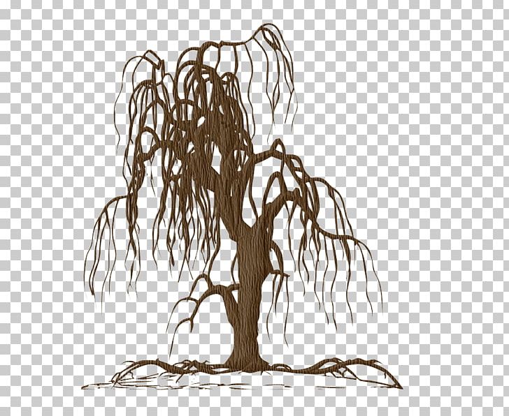 Wall Decal Sticker Tree Weeping Willow PNG, Clipart, Art, Black And White, Branch, Decal, Decorative Arts Free PNG Download