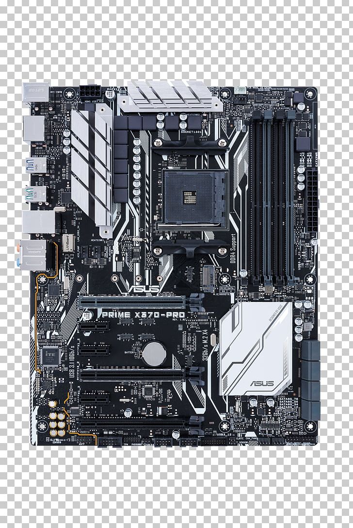 Socket AM4 ATX Advanced Micro Devices Motherboard Ryzen PNG, Clipart, Advanced Micro Devices, Asus, Central Processing Unit, Computer Hardware, Ddr4 Sdram Free PNG Download