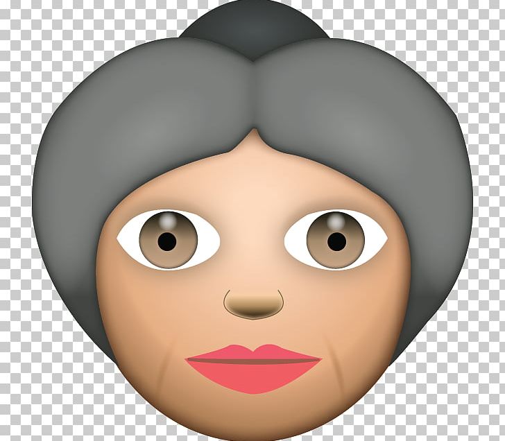 Emoji Grandparent Old Age Dictionary PNG, Clipart, Cartoon, Cheek, Child, Chin, Dictionary Free PNG Download