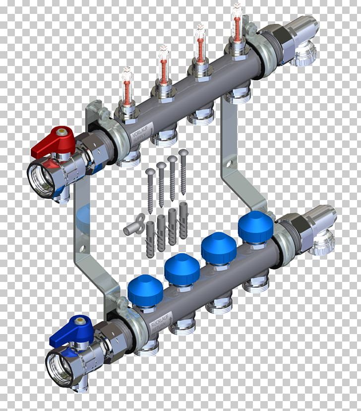 Pipe Flow Measurement Underfloor Heating Stainless Steel Valve PNG, Clipart, Absperrventil, Auto Part, Cylinder, Edelstaal, Engineering Free PNG Download