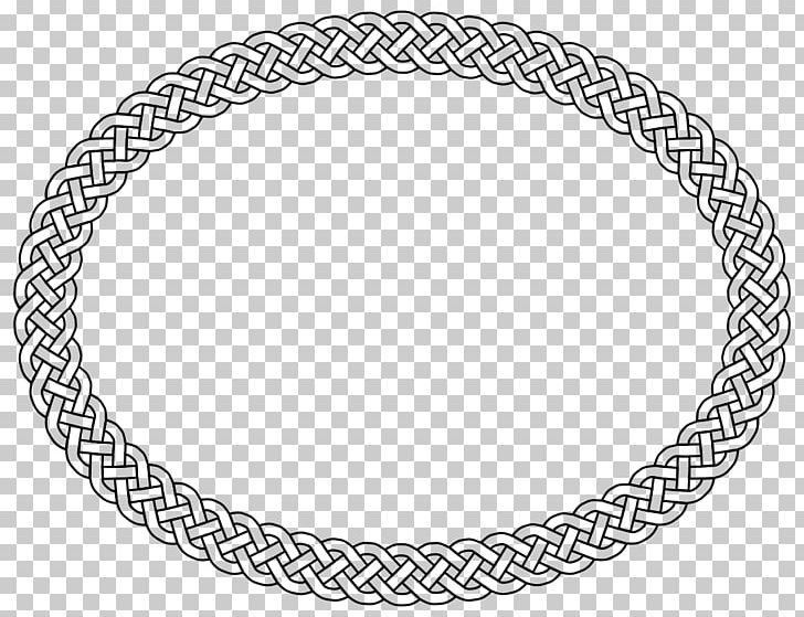 Circle Oval Chain PNG, Clipart, Angle, Black, Black And White, Body Jewellery, Body Jewelry Free PNG Download