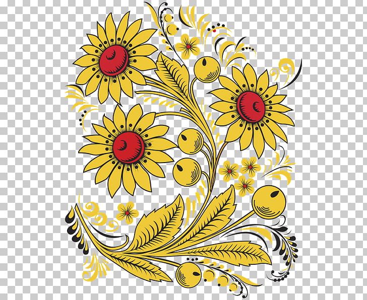 Khokhloma Floral Design Photography Painting PNG, Clipart, Art, Art Nouveau, Black And White, Chrysanths, Daisy Family Free PNG Download
