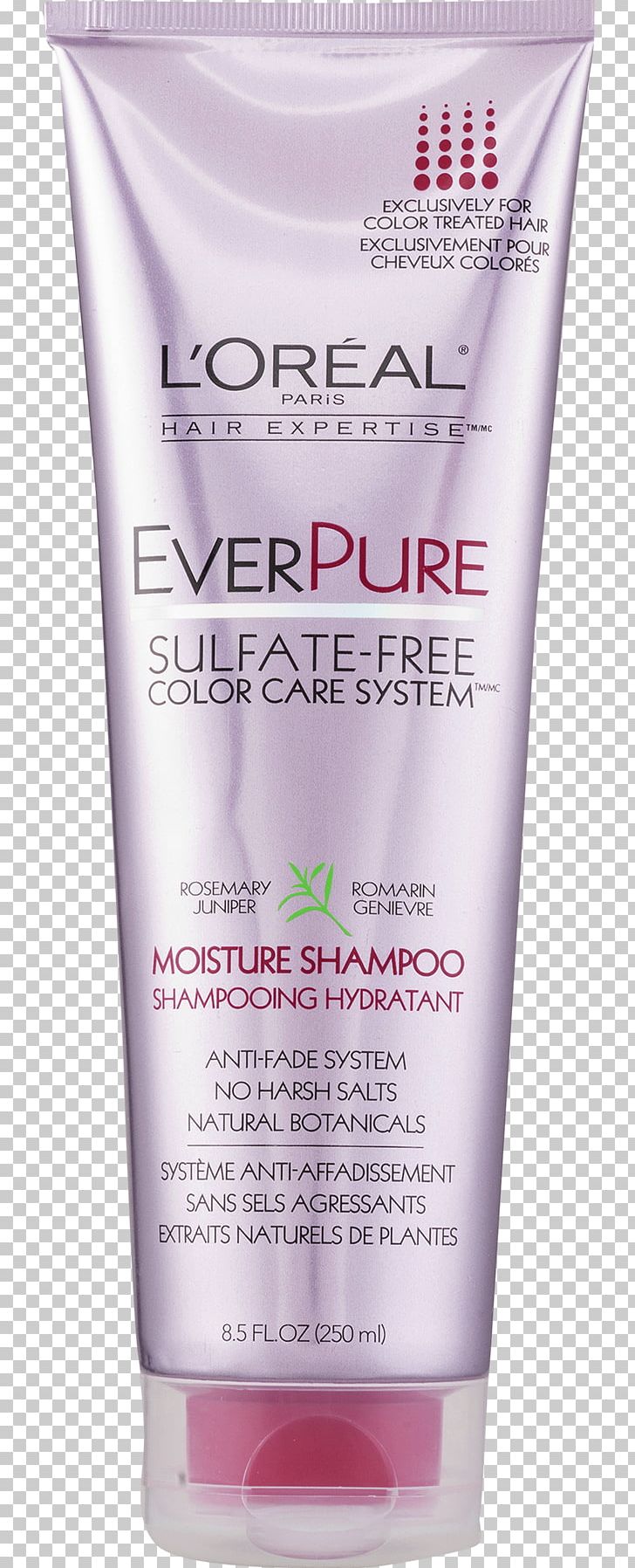 Lotion LÓreal L'Oréal EverPure Color Care System Moisture Shampoo Hair PNG, Clipart, Care, Color, Hair, Loreal, Lotion Free PNG Download