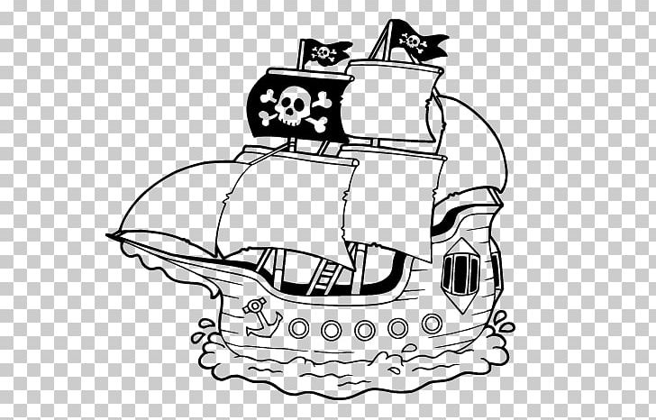 Coloring Book Ship Piracy Sea Captain Child PNG, Clipart, Adult, Artwork, Black, Black And White, Boat Free PNG Download