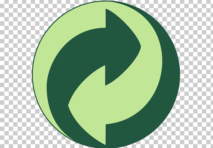 Green Dot Recycling Symbol Packaging And Labeling PNG, Clipart, Angle, Circle, Company, Grass, Green Free PNG Download