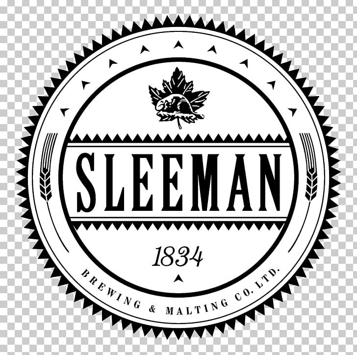 Sleeman Breweries Logo Graphics Brewery PNG, Clipart, 100 Logo, Area, Black And White, Brand, Brewery Free PNG Download