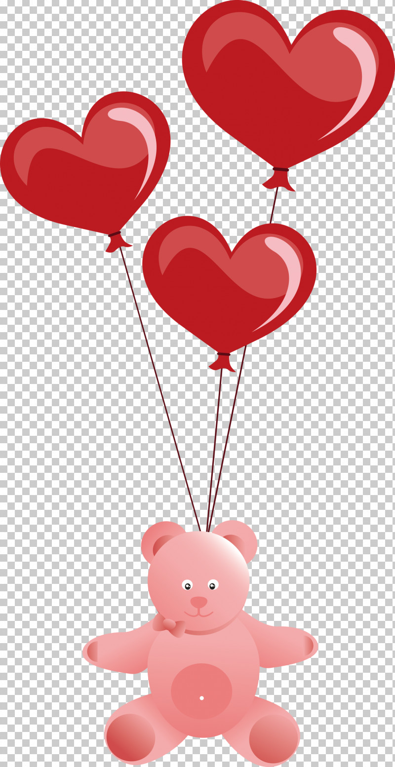 Valentine Heart PNG, Clipart, Balloon, Heart, Love, Pink, Red Free PNG Download