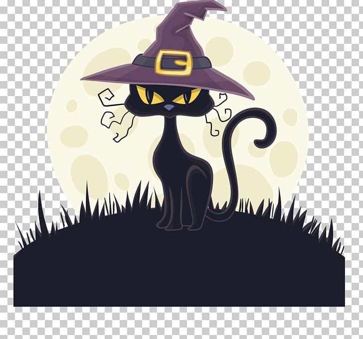 Cat Witch Hat Witch Hat PNG, Clipart, Art, Atmosphere, Black Cat, Carnivoran, Cat Free PNG Download