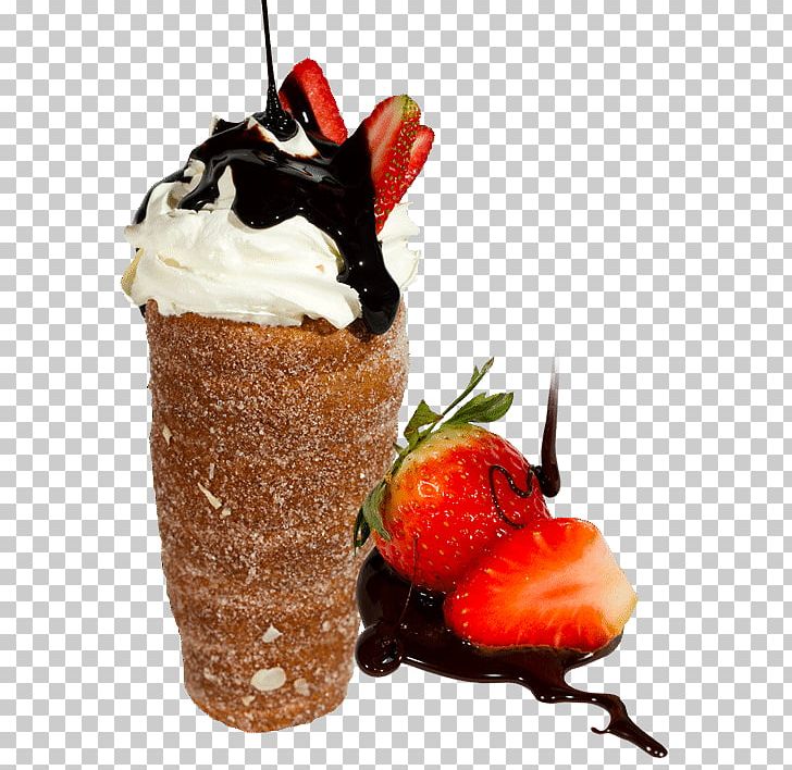 Sundae Ice Cream Strawberry Trdelník TRDLO PNG, Clipart, Chocolate, Chocolate Ice Cream, Chocolate Syrup, Cream, Dairy Product Free PNG Download