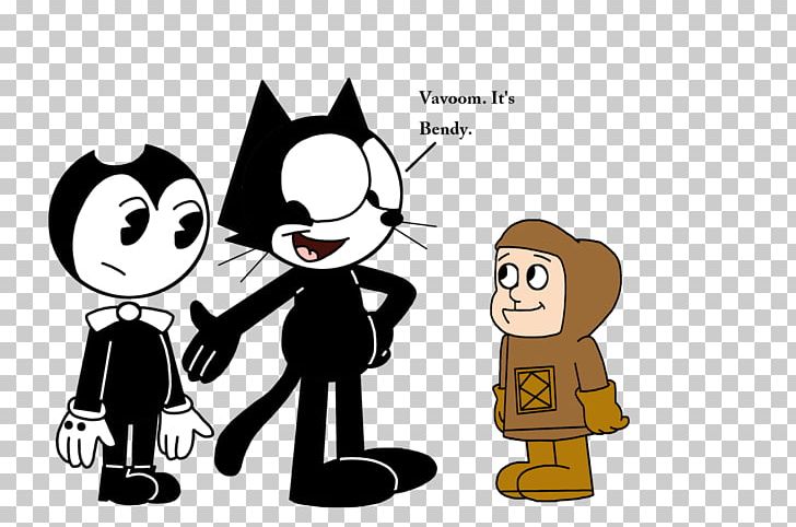 Felix The Cat Bendy And The Ink Machine YouTube Cartoon PNG, Clipart, Animals, Animation, Art, Bendy And The Ink Machine, Cat Free PNG Download