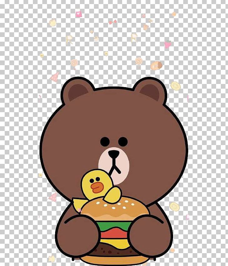 IPhone X Yongsan District LINE Plush PNG, Clipart, Animals, Bear, Bears, Brown, Brown Background Free PNG Download