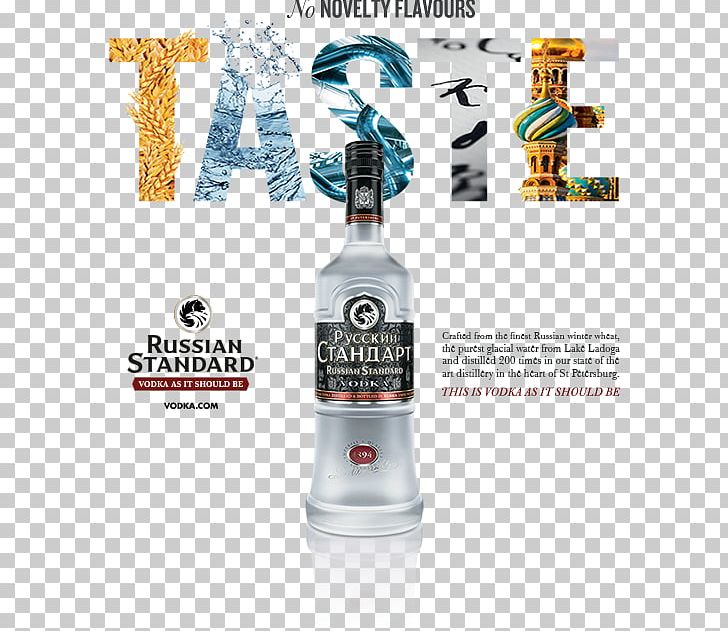 Liqueur Glass Bottle Vodka Russian Standard PNG, Clipart, Alcoholic Beverage, Bottle, Brand, Distilled Beverage, Drink Free PNG Download