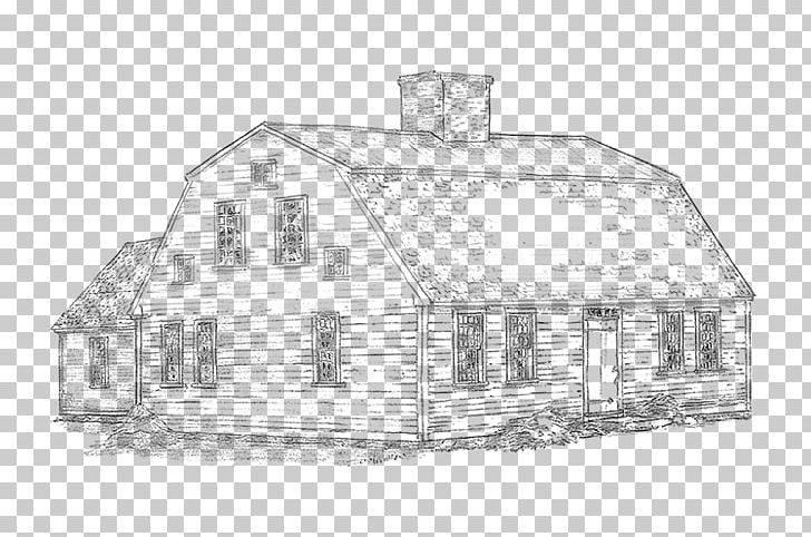House Cottage Barn Log Cabin Sketch PNG, Clipart, Artwork, Barn, Black And White, Building, Cottage Free PNG Download