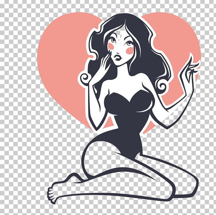 Pin-up Girl Woman Illustration PNG, Clipart, Business Woman, Cartoon, Fashion, Fictional Character, Girl Free PNG Download