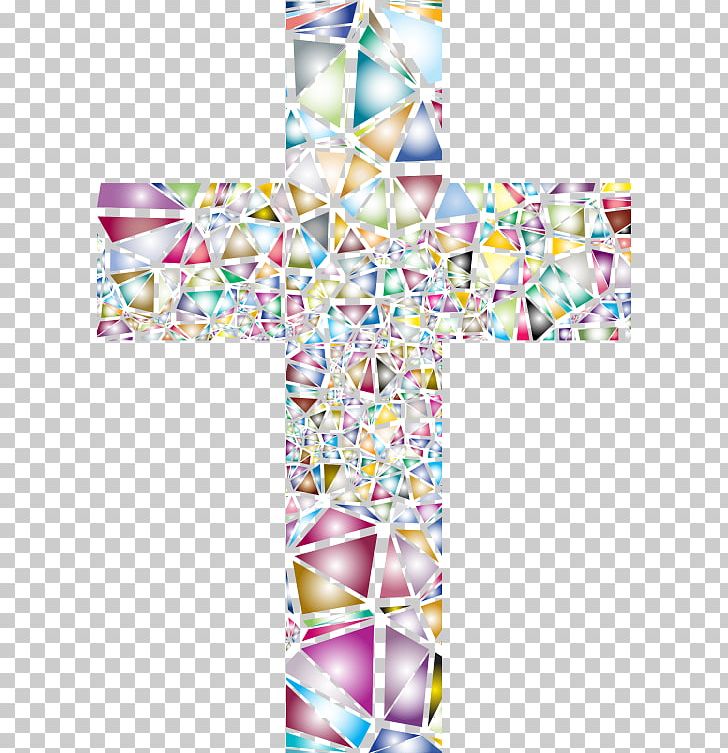 Stained Glass Window Christian Cross PNG, Clipart, Christian Cross, Cross, Crucifix, Desktop Wallpaper, Furniture Free PNG Download