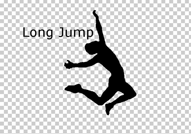 Long Jump Jumping Logo Track & Field PNG, Clipart, Amp, Area, Arm, Athlete, Black And White Free PNG Download