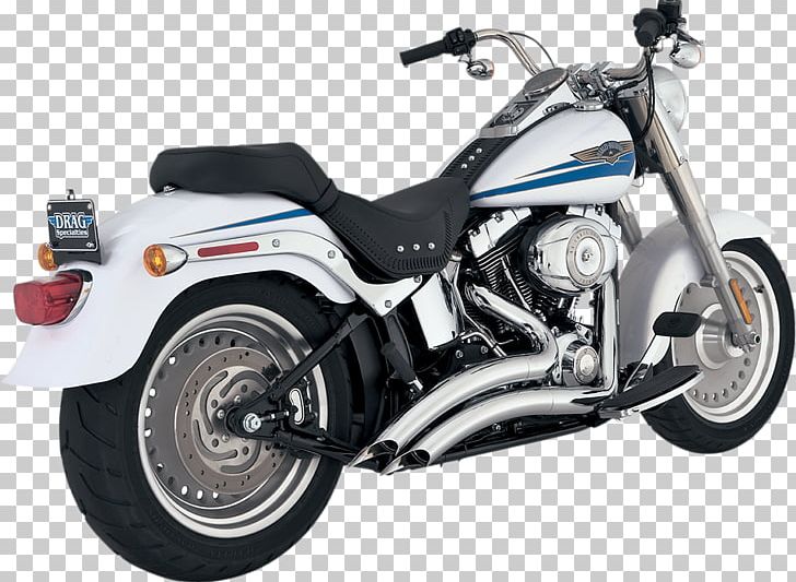 Exhaust System Harley-Davidson FLSTF Fat Boy Softail Motorcycle PNG, Clipart, Automotive Exhaust, Automotive Exterior, Automotive Wheel System, Car, Cars Free PNG Download
