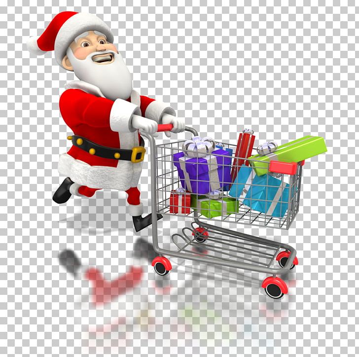 Santa Claus Shopping Cart Online Shopping PNG, Clipart, Animation, Bag, Black Friday, Christmas, Christmas Ornament Free PNG Download