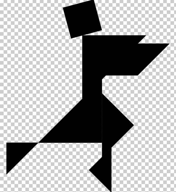 Tangram Puzzle Game PNG, Clipart, Angle, Black, Black And White, Computer Icons, Diagram Free PNG Download