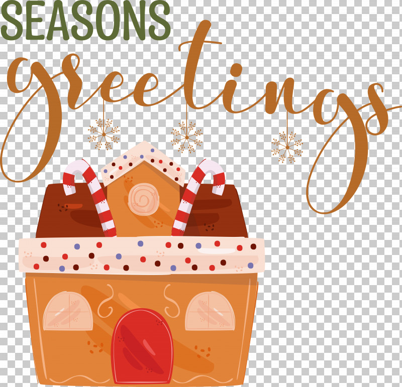 Seasons Greetings PNG, Clipart, Gingerbread, Merry Christmas, Seasons Greetings Free PNG Download