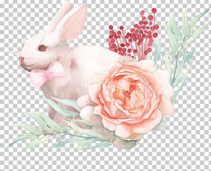 Easter Bunny Paper Watercolor Painting Rabbit PNG, Clipart, Animals, Bow, Bow And Arrow, Bows, Bow Tie Free PNG Download