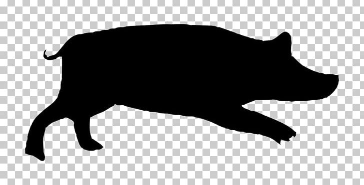 Pig Silhouette PNG, Clipart, Animals, Bear, Black, Black And White, Cattle Like Mammal Free PNG Download