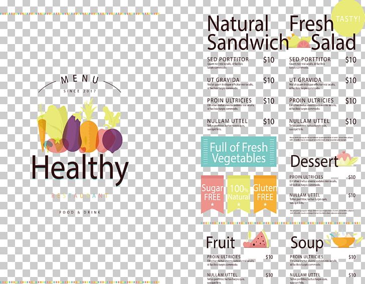 Vegetarian Cuisine Organic Food Menu Health PNG, Clipart, Advertising, Brand, Brochure, Diet, Food Free PNG Download