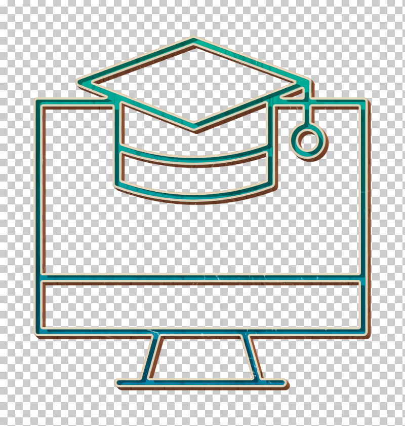 Elearning Icon School Icon Screen Icon PNG, Clipart, Elearning Icon, Furniture, Line, Rectangle, School Icon Free PNG Download