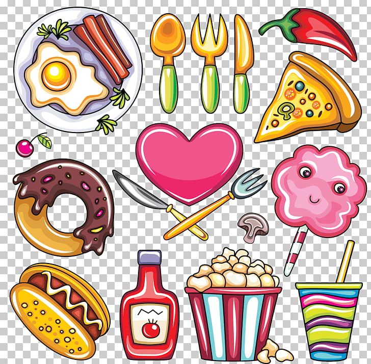 Fast Food Pizza Bagel Cartoon PNG, Clipart, Art, Artwork, Bagel, Cartoon, Cuisine Free PNG Download