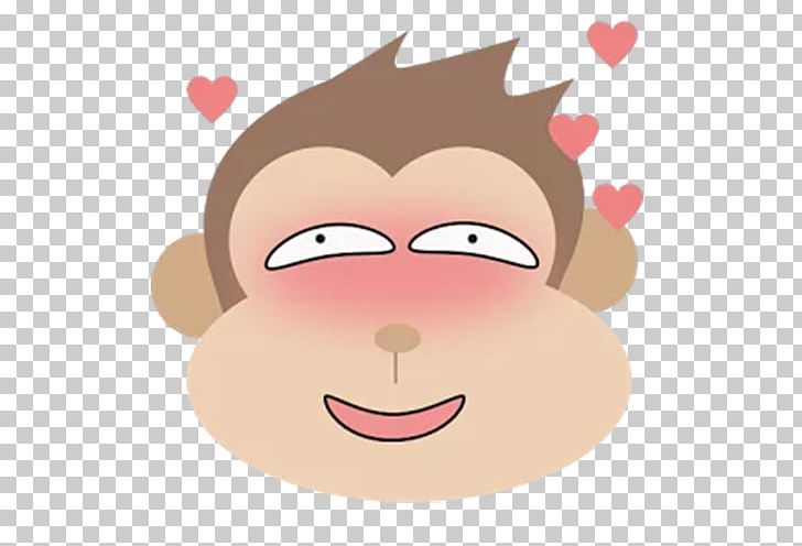 Sticker Facial Expression Face PNG, Clipart, Animals, Black Monkey, Cartoon, Cartoon Monkey, Corrugator Supercilii Muscle Free PNG Download
