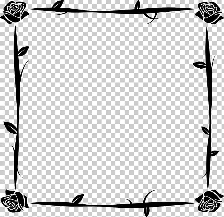 Frames Flower PNG, Clipart, Angle, Area, Black, Branch, Encapsulated Postscript Free PNG Download