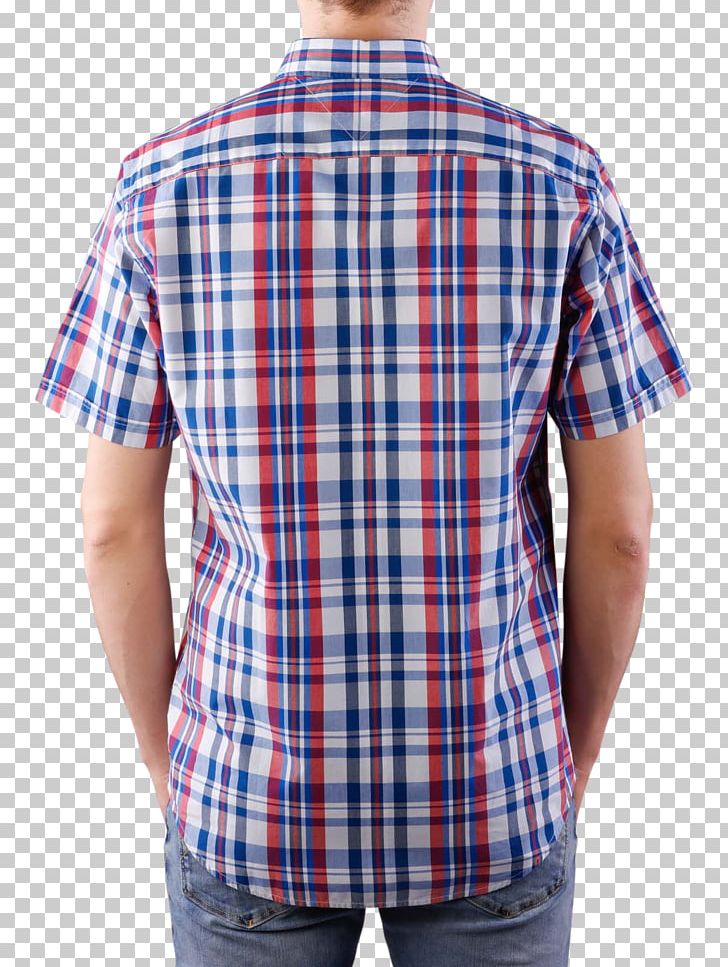 Dress Shirt Tartan PNG, Clipart, Blue, Button, Clothing, Cobalt Blue, Dress Shirt Free PNG Download