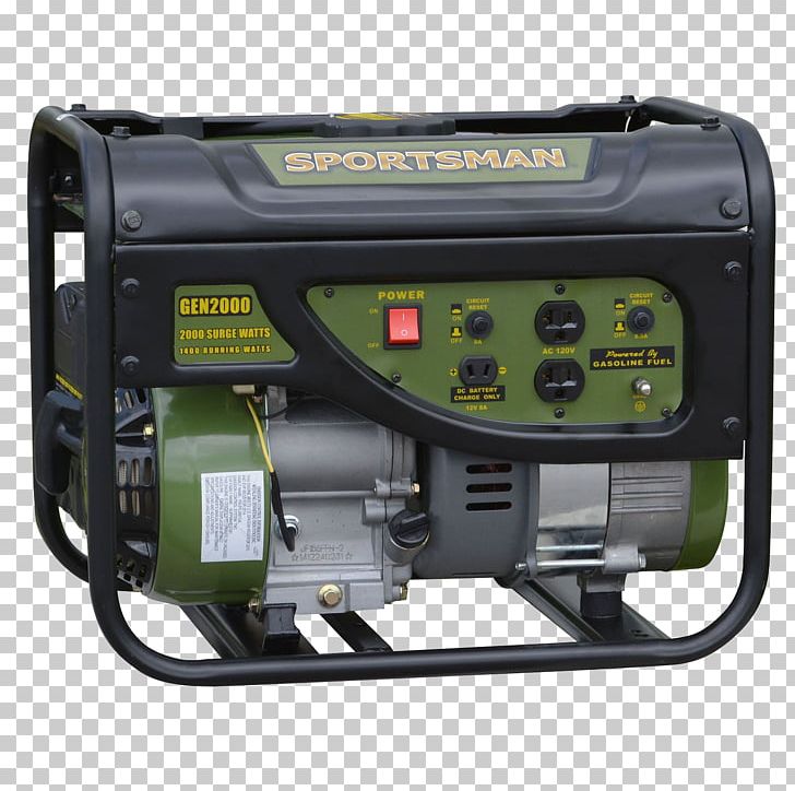 Engine-generator Electric Generator Buffalo Tools Sportsman GEN2000 Gasoline Standby Generator PNG, Clipart, Ampere, Electric Generator, Enginegenerator, Fuel, Gas Generator Free PNG Download