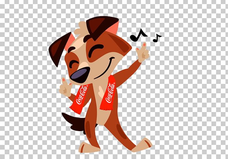 Telegram Sticker Coca-Cola VKontakte Football PNG, Clipart, Art, Brand, Carnivoran, Cartoon, Coca Cola Free PNG Download