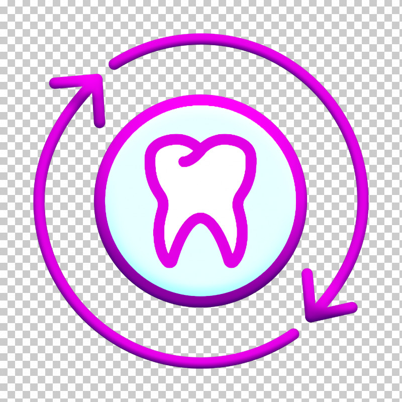 Tooth Icon Dentistry Icon Teeth Icon PNG, Clipart, Circle, Dentistry Icon, Heart, Magenta, Purple Free PNG Download